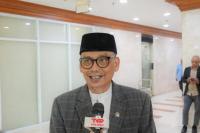 Anggota Komisi VIII DPR RI Abdul Fikri Faqih, saat diwawancara usai Rapat Paripurna Pembukaan Masa Persidangan II Tahun Sidang 2024-2025 di Gedung Nusantara II DPR RI, Senayan, Jakarta, Selasa (Foto: Mentari/vel/DPR)